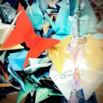 Colorful geometric abstract composition photography by Layne Morgan