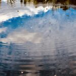 aerial view of ocean waves breaking along coastline fine art landscape photography