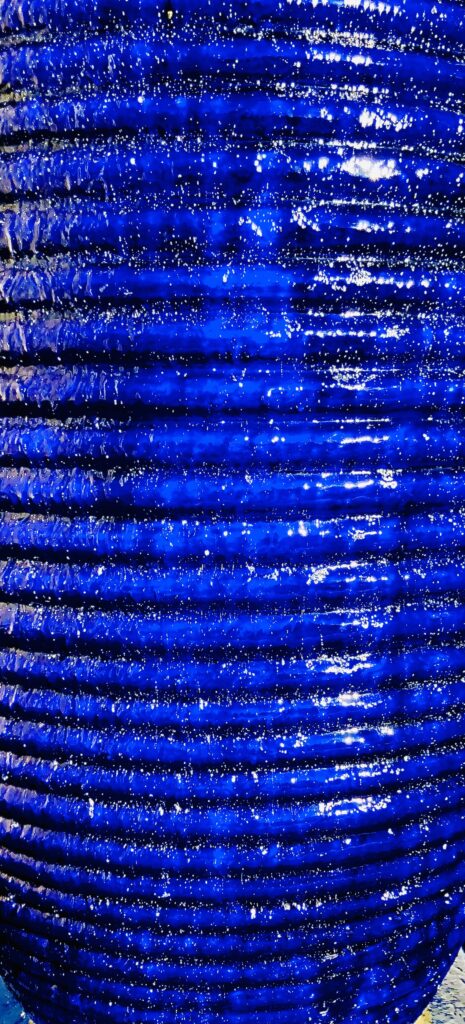 Layne Morgan abstract blue color field photography with layered texture and luminous light