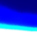 Minimalist blue gradient horizon with soft light transition – abstract fine art photography by Layne Morgan