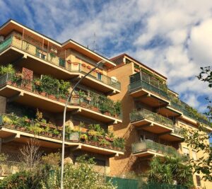 Modern residential apartment balconies urban architecture fine art photography by Layne Morgan